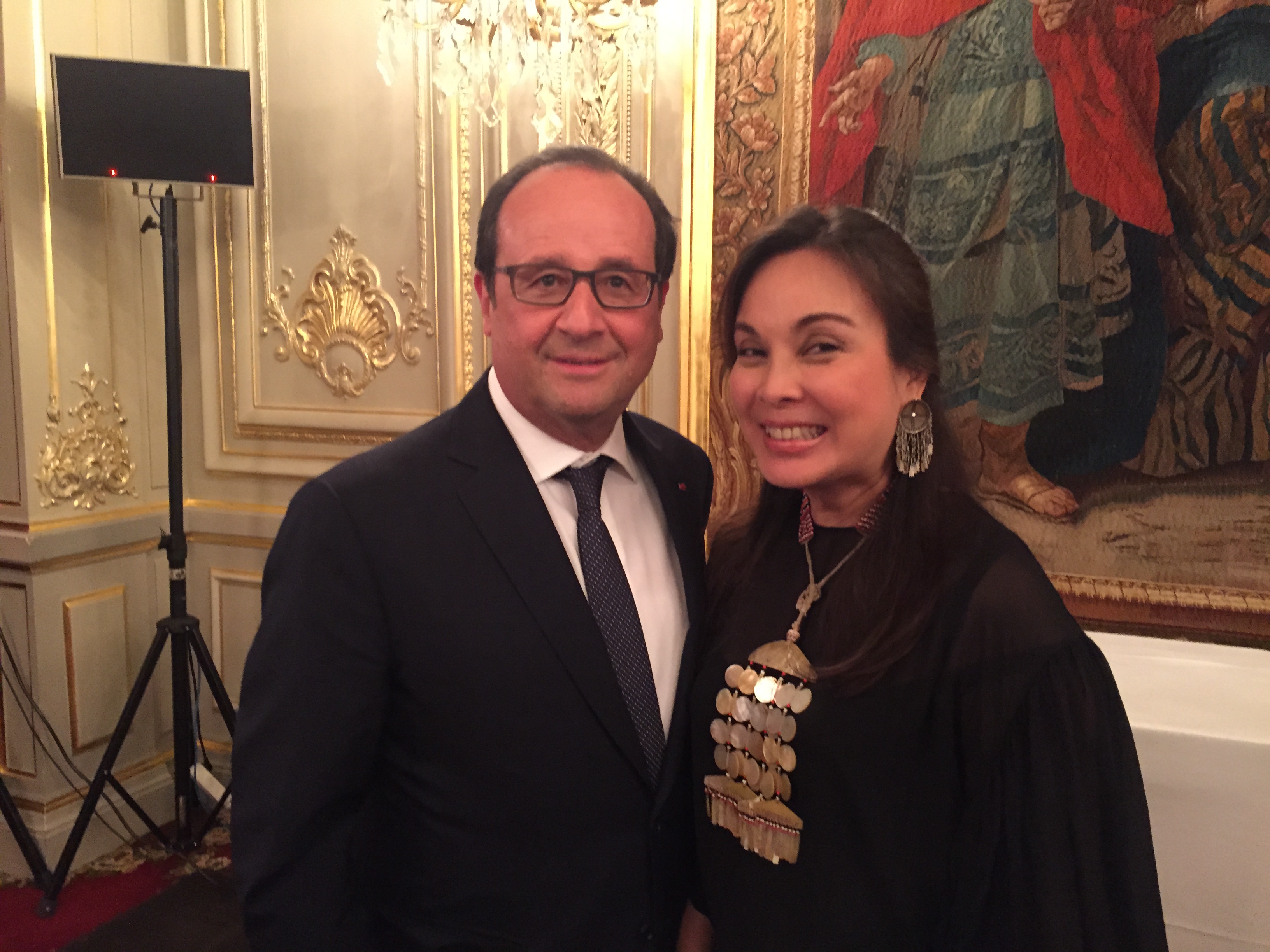 Senator Legarda and President Hollande