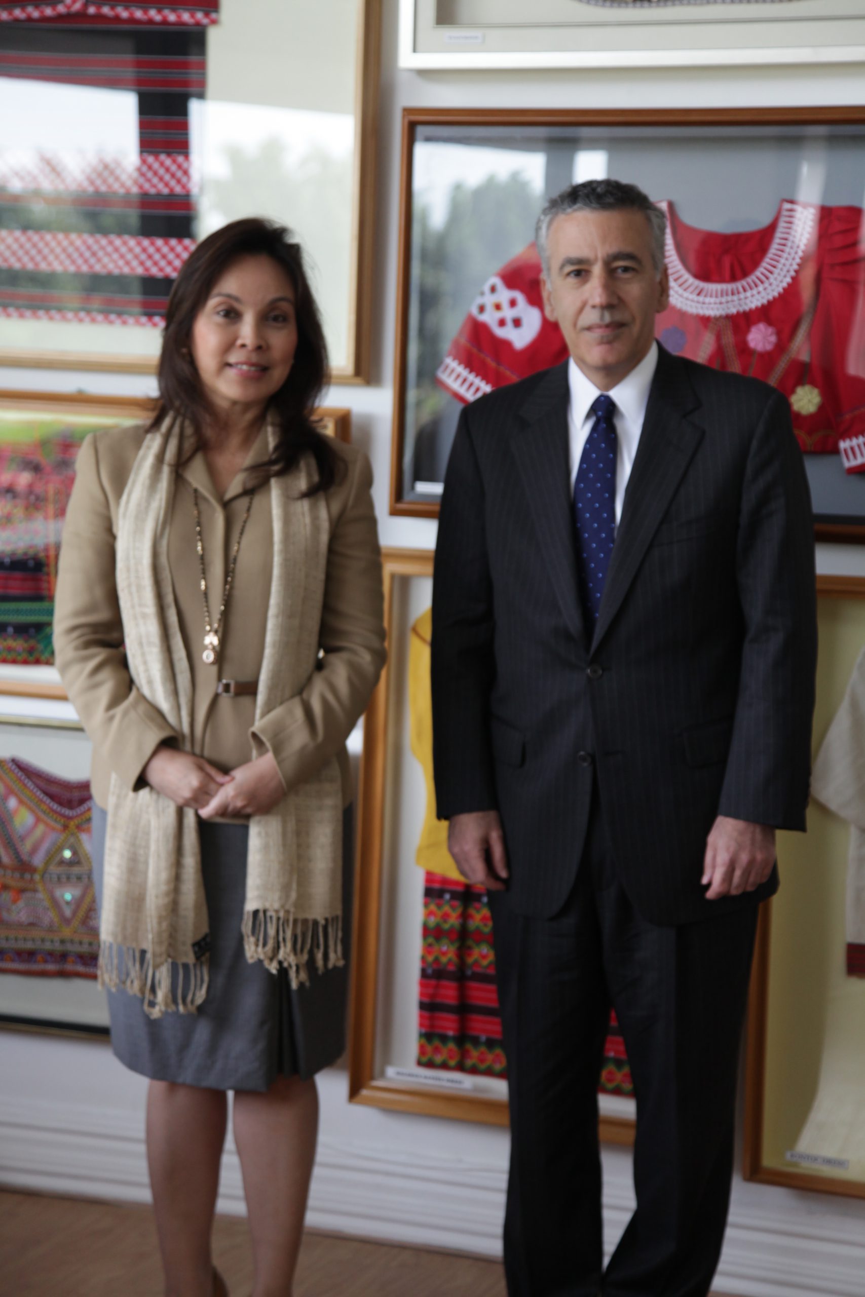 Senator Legarda with US Ambassador Philip S. Goldberg