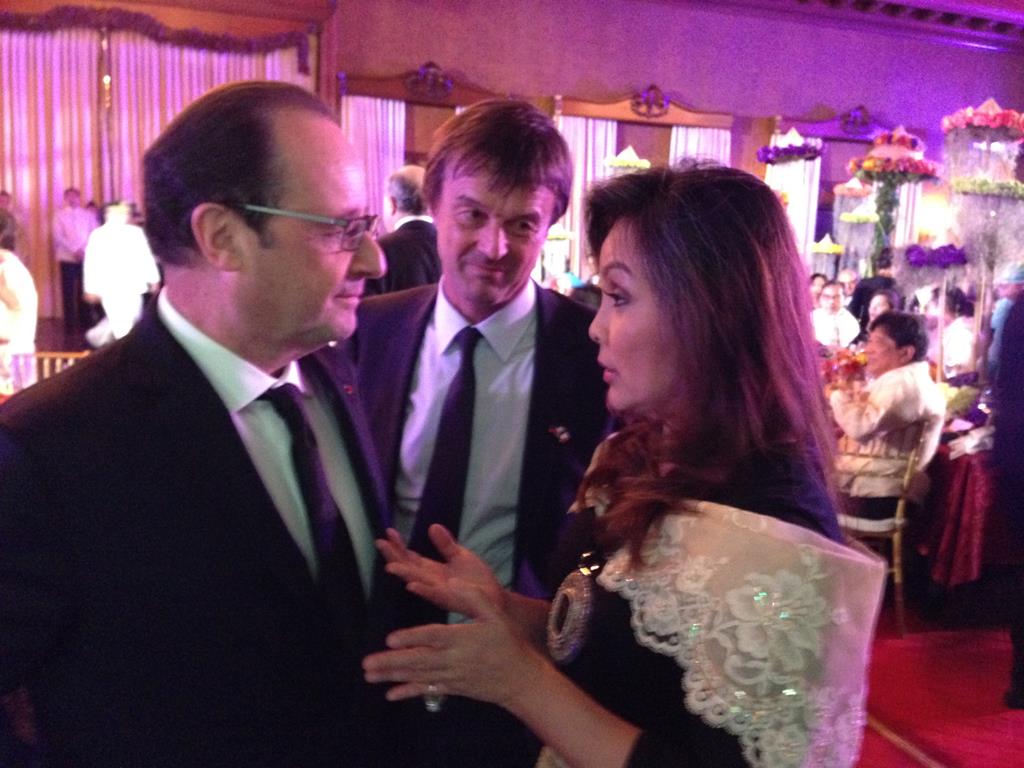 French President Francois Hollande Manila Visit 2015