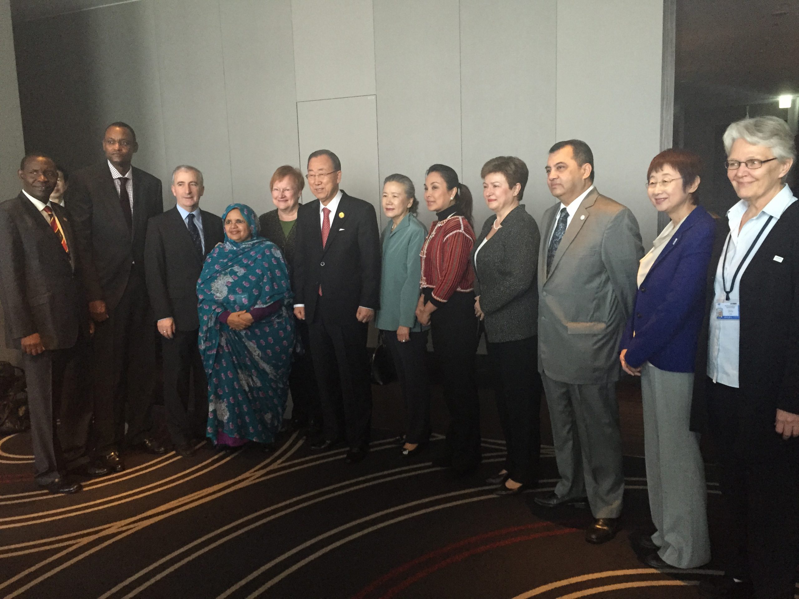 Special Meeting among DRR Champions with the UN Secretary-General Ban Ki-Moon