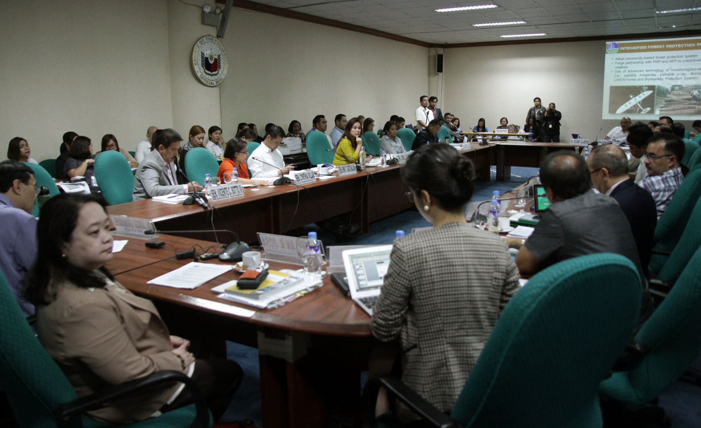 Proposed 2017 budget of the Department of Environment and Natural Resources (DENR) Hearing