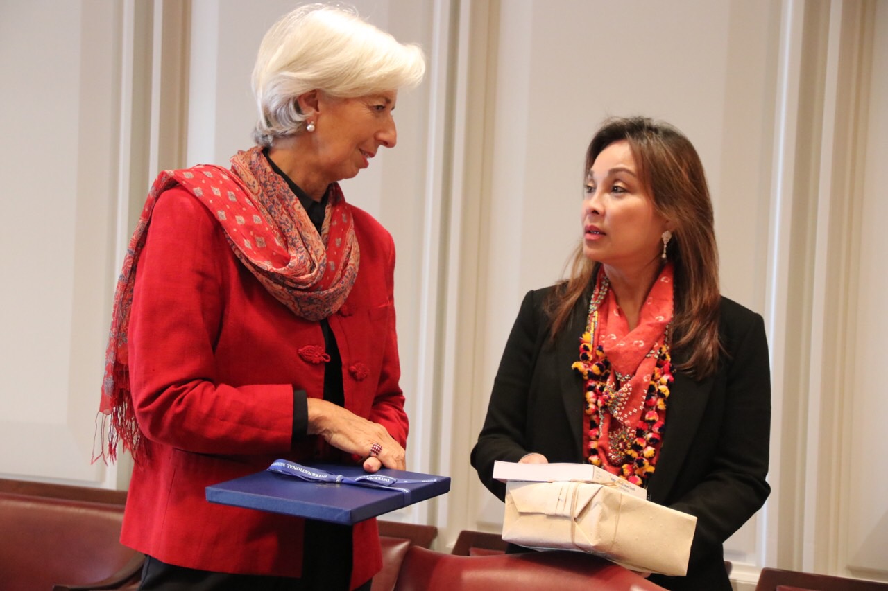 Senator Loren Legarda Meets IMF’s Lagarde on PH-IMF Cooperation, Climate Change, Other Emerging Issues