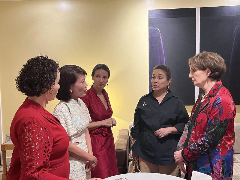 Reception to Celebrate New Year Among Women hosted by Ambassador Marie Fontanel
