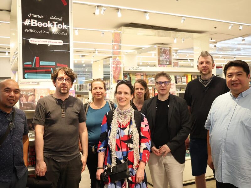 Visit of German publishers to National Book Store (NBS) in SM North