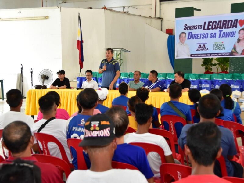 Serbisyo Legarda Distribution ng Food Packs sa mga Mangingisda sa San Jose, Antique