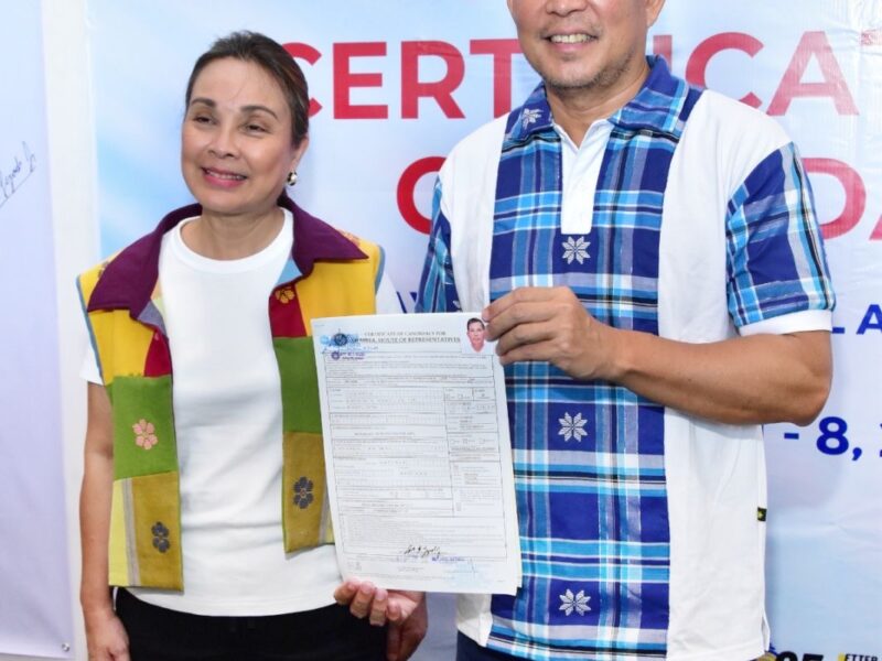 COC filing of Congressman AA Legarda (October 01, 2024)